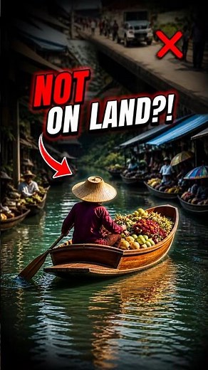 The Floating Markets of Bangkok 🛶😮