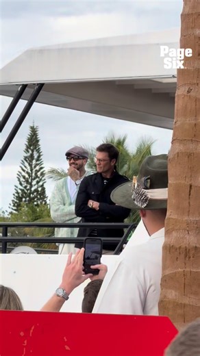 Tom Brady celebrates the return of Jonathan Goldsmith as the Dos Equis man at the brand’s exclusive pre-game Sailgate in Miami ahead of the college football championship tonight 🛥️ | Page Six