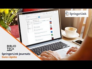 Springer SpringerLink Journals: Guía rápida