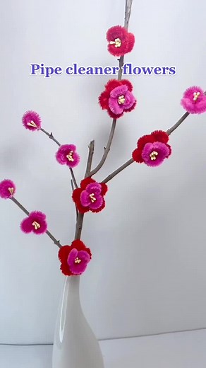 DIY Pipe Cleaner Flower Home Decoration Tutorial