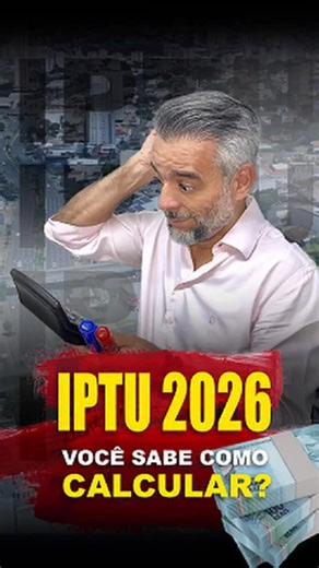 Adriano Zago on Instagram: "IPTU 2026 - Você sabe como calcular? 📉 IPTU 2026: complicado demais? Cálculo que nem a calculadora entende… 😤 É tão confuso que qualquer um se perde. 👉 É exatamente por isso que a gente resolveu simplificar. Criamos uma calculadora inteligente que faz tudo sozinha. Você coloca os dados, o sistema calcula e pronto: seu IPTU 2026 em segundos. Informação clara é direito do contribuinte. 💬 Quer usar a calculadora? Comenta “IPTU” aqui que eu te mando no direct. Se é se