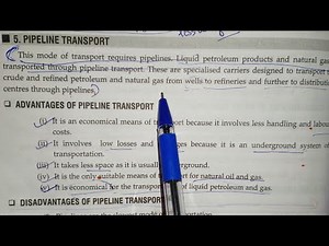 Meaning of Pipeline Transportation|Advantages & Disadvantages of Pipeline Transportation