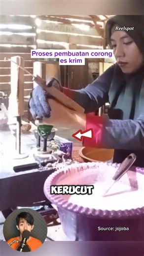 The process of making ice cream crackers traditionally #shorts