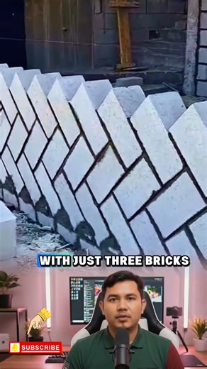Smart Zigzag Brick Technique#shorts