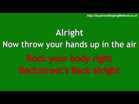 Backstreet Boys - Everybody Karaoke with Lyrics