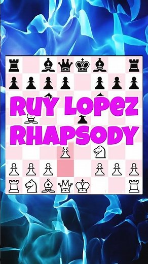MASTER THE CLASSIC: Ruy Lopez Rhapsody 👑 #chess