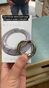 14K views · 235 reactions | Can he complete the challenge to solve Cast Loop in under 1 minute? #puzzlesolving #puzzle #puzzle #puzzlechallenge | Puzzle Master Inc. | Facebook
