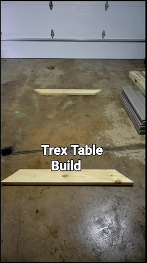 This is a great use for left over composite decking #trex #Table #patio