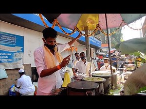 Flying Dosa of India | Rajnikanth Style Dosa in Mumbai | Indian Street Food