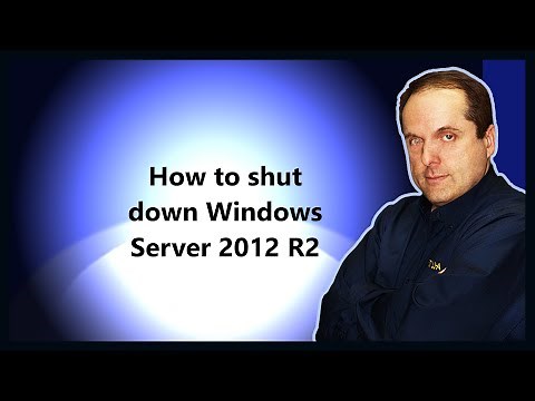 How to shut down Windows Server 2012 R2