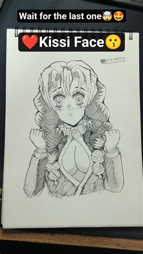 Mitsuri Kanroji Face Expressions 😍 | Demon Slayer Drawing #shorts