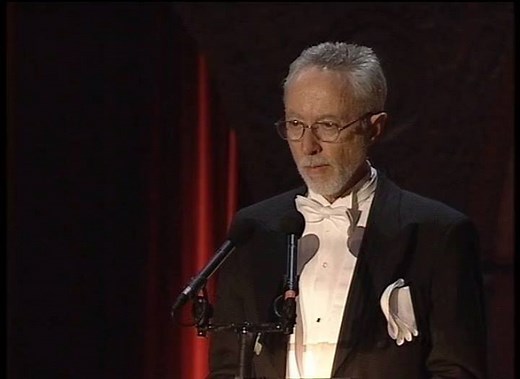 "And for whom do we do the things that lead to Nobel Prizes if not for our mothers? 'Mummy, Mummy, I won a prize!' 'That's wonderful, my dear. Now eat your carrots before they get cold.' ... My heartfelt gratitude to my parents, how sorry I am that you cannot be here." Literature Laureate J. M. Coetzee remembers his parents in his Nobel Prize banquet speech. He turns 79 today - happy birthday! | Nobel Prize