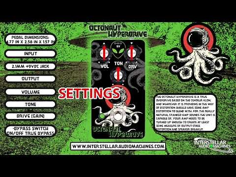 Interstellar Audio Machines - Octonaut Hyperdrive Sound Samples Video #1