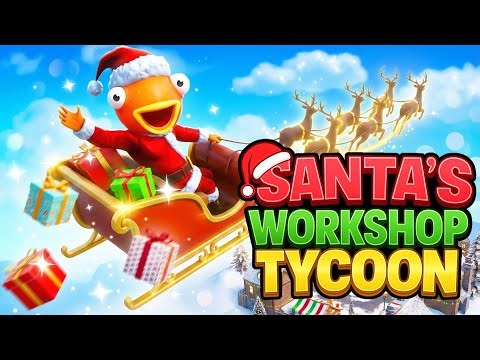 [🚨 SECRET PINCODE 🚨] FORTNITE SANTA'S WORKSHOP TYCOON BY PUXXSTUDIOS - MAP CODE: 3146-9151-5150