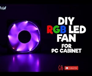 DIY RGB LED Fan for PC Cabinet