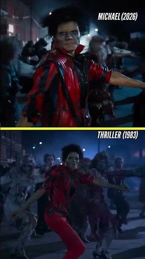THE KING OF POP IS BACK!! 👑 Michael (2026) vs Real MJ #michael #imdb #shorts