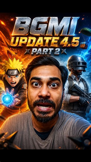 BGMI Naruto Update 4.5 Review - Part 2 #bgminewupdate #bgmishorts #naruto #bgmivideos #bgmisquad