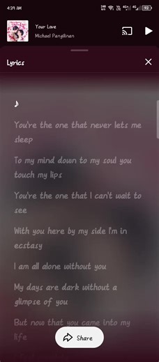 Your Love - Michael Pangilinan #playlist #foryoupage #lyrics_songs #lyrics #fyppppppppppppppppppppppp