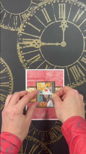 Quick & Easy Card Using Graphic 45 Journaling Through Time #graphic45 #handmade