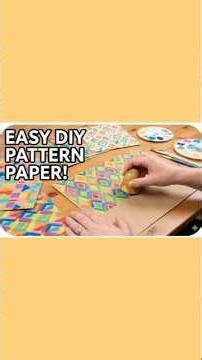 Diy pattern paper 💡/ tutorial