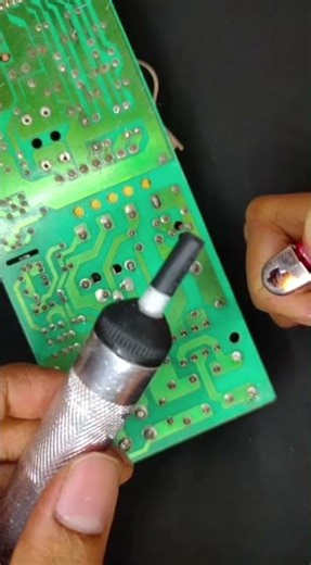 Problem with desoldering pump (Here is the solution for it) #desoldering #solderingskills