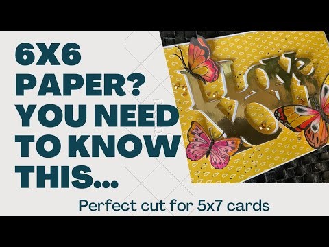 Got 6x6 paper pads? The most valuable 5x7 paper cutting trick you ever learn!! It’s shocking!😳😳