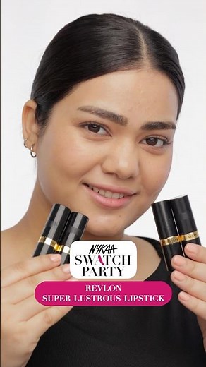 Hottest Lipstick Shades of The Season | Revlon Super Lustrous Lipstick | Nykaa Swatch Library