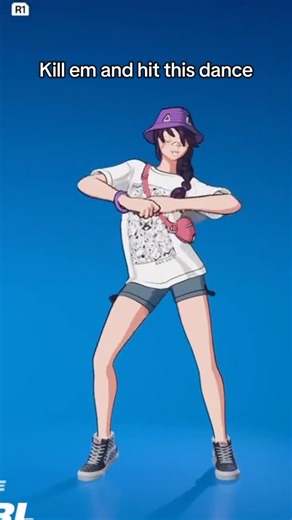 Nook on Instagram: "Love this one! Let em know you’re just a girl 🫣😬 #fortnite #fortnitedance"