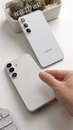 Milaaj Mobiles on Instagram: "iPhone 16 vs Samsung S25 😂 Look almost SAME — only one extra camera! #MilaajMobiles #iPhone16 #SamsungS25 #PhoneCopy #TechFunny"