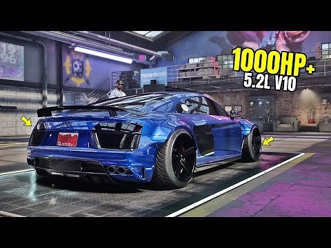 Need for Speed Heat Gameplay - 1000HP+ AUDI R8 V10 PERFORMANCE Customization | Max Build