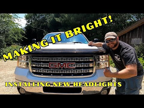 HOW TO REPLACE HEADLIGHTS ON 2012 GMC SIERRA