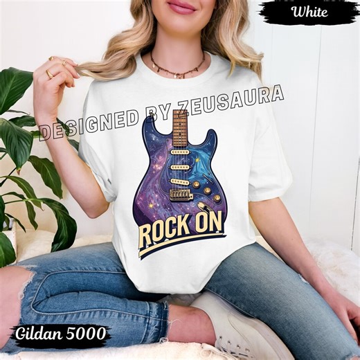 Ace Frehley Galaxy Guitar T-shirt: Cosmic Rock on Design - Etsy