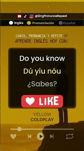 Yellow – Aprende inglés con Coldplay 💛