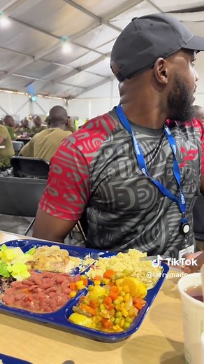 Kenyan police are eating good in Haiti but they miss ugali. I had lunch with the officers in Port-au-Prince #kenyantiktok #haiti #fyp