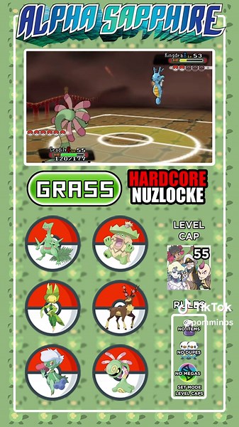 Pokemon Alpha Sapphire Grass Types Nuzlocke Challenge
