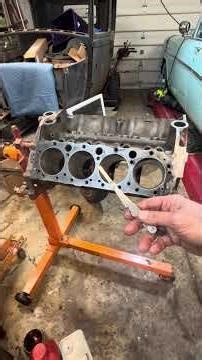 Measuring piston ring gaps for proper compression #283chevy #sbc #hotrod