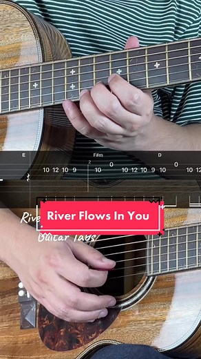 Learn to Play 'River Flows In You' on Guitar with Easy Tabs