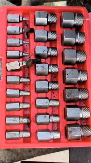 #Screw #extractor set tool remove #stripped, #rusted broken screws #bolts #tools #hardwaretools #diy