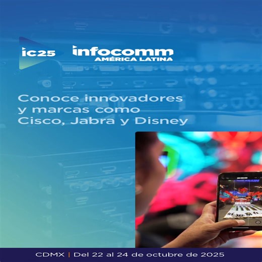 InfoComm América Latina 2025 reúne a los líderes, innovadores y más de 40 marcas ya confirmadas. 📍 WTC, Ciudad de México | 🗓️ 22-24 de Octubre | 💡 Sesiones educativas | 🤝 Networking sin límites ✅ Regístrate ahora y sé parte del futuro del AV → | AVIXA en Español