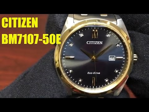 Citizen Eco-Drive Corso Two Tone Solar Powered Watch BM7107-50E