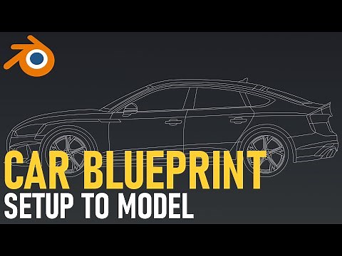 The Perfect Car Blueprints Setup in Blender