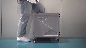 Watch Foldable rolling cart with warning sign on Amazon Live