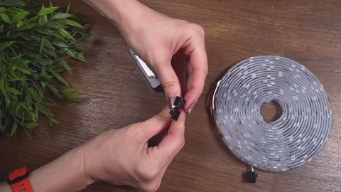 Smart WiFi Dreamcolor LED Strip Lights 16.4ft Kit Compatible with Alexa/Google Assistant,Wireless Remote Control/Alexa Voice Control Addressable LED Strips Color Change,Mic Sync to Music Lightstrip