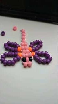tuto libellule en perles poney - beaded dragonfly DIY