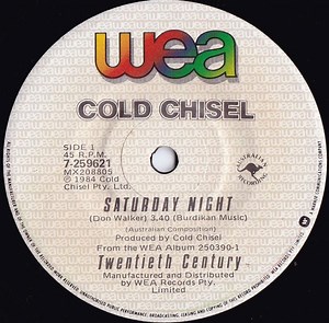 Cold Chisel - Saturday Night