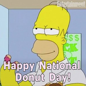 812K views · 5.2K reactions | Happy National Donut Day! Take a cue from The Simpsons today and enjoy!  | Entertainment Weekly | Facebook