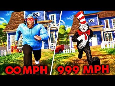 CASEOH LITERALLY HAS UNLIMITED SPEED IN HELLO NEIGHBOR..