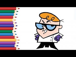 American animated character coloring | Dexter 's Laboratory | Cartoon Network| Kolouring| Famous