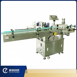 [Hot Item] Full Automatic Small Round Bottle Can Jar Sticker Label Applicator Labeling Machine with Date Printer