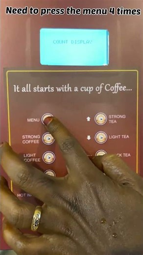 Gemini live coffee vending machine DEMO | 98844 04991